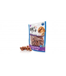 KIDDOG jehněčí maso s rýží MINI kostičky 250 g
