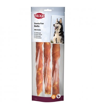 DentaFun tyčinka svázaná kachním masem 3 ks, 28 cm/250 g