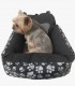 Autosedačka pro psa – OrthoTravel Paws gray