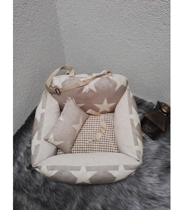 Autosedačka pro psa – OrthoTravel Cream