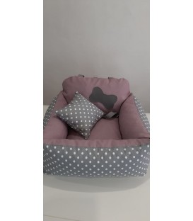 Autosedačka pro psa – OrthoTravel Pink (ortopedický autopelíšek Suny Suny)