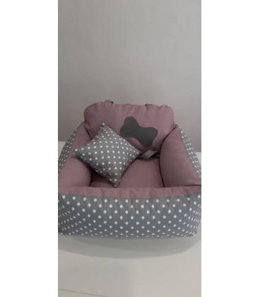 Autosedačka pro psa – OrthoTravel Pink (ortopedický autopelíšek Suny Suny)