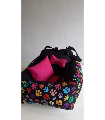 Autosedačka pro psa – OrthoTravel Paws (ortopedický autopelíšek Suny Suny)