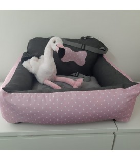 Autosedačka pro psa – OrthoTravel Karibik (ortopedický autopelíšek)