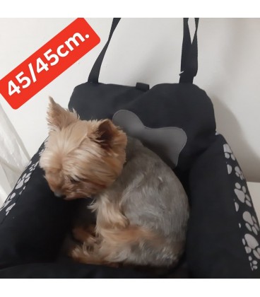 Autosedačka pro psa – OrthoTravel Paws gray