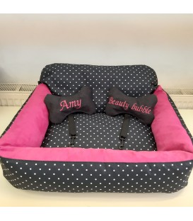 Autosedačka pro psa – OrthoTravel Spot Black (ortopedický autopelíšek)